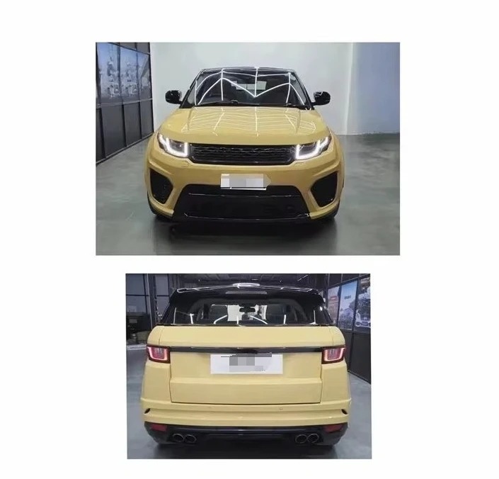 FOR RR Evoque 2012-2019 Base Upgrade to SVR Version Low to High Version Front and Rear Bumper Completely Body Kit